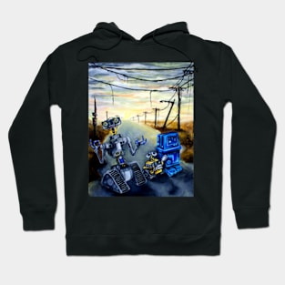 Post Apocolyptic Family Outing Art Hoodie